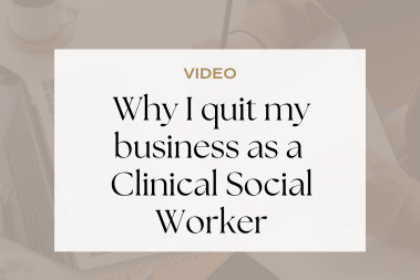 Social Work Private Practice - Why I Quit as a clinical social worker